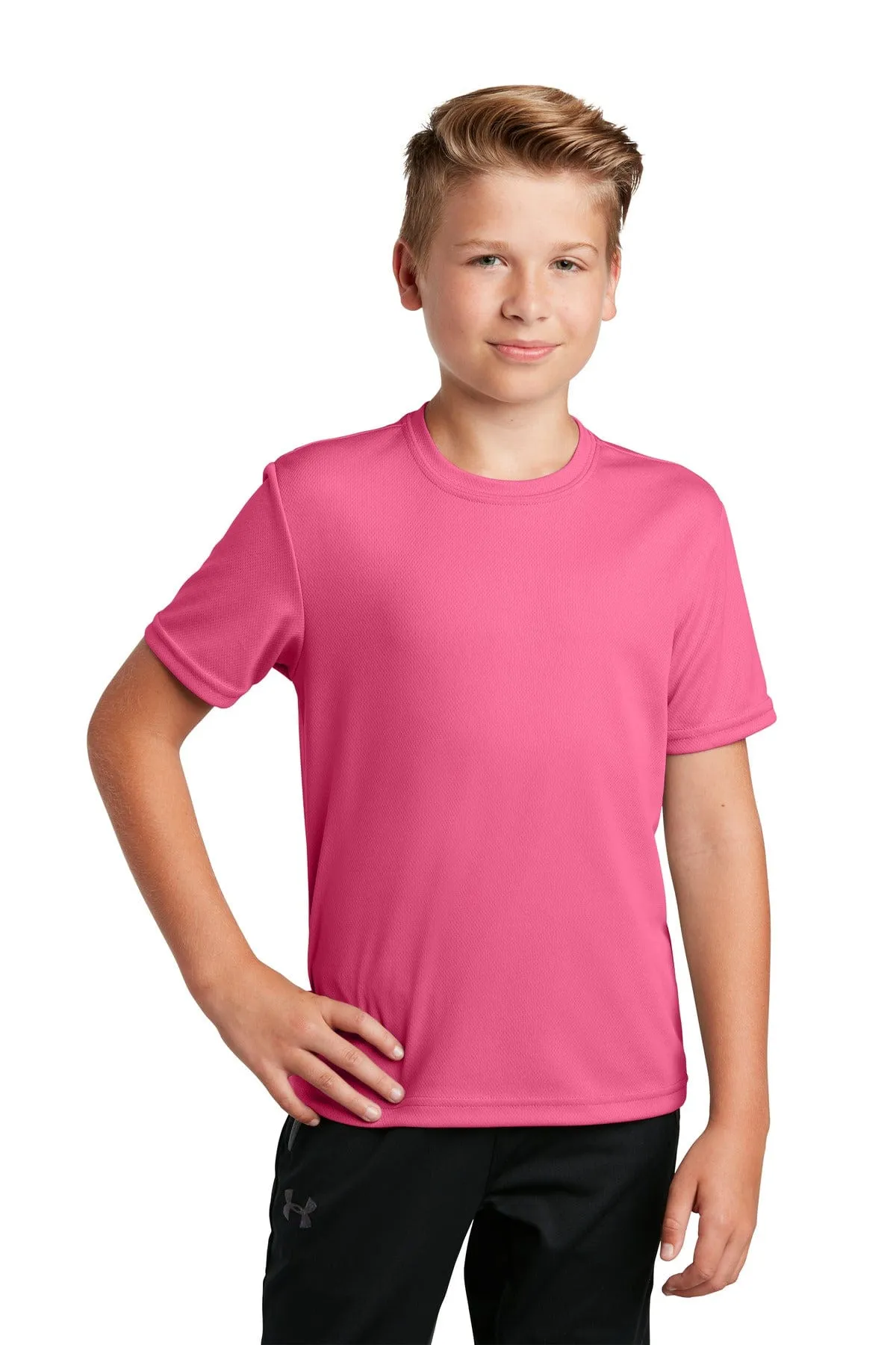 Sport-Tek YST340: Youth PosiCharge RacerMesh Tee