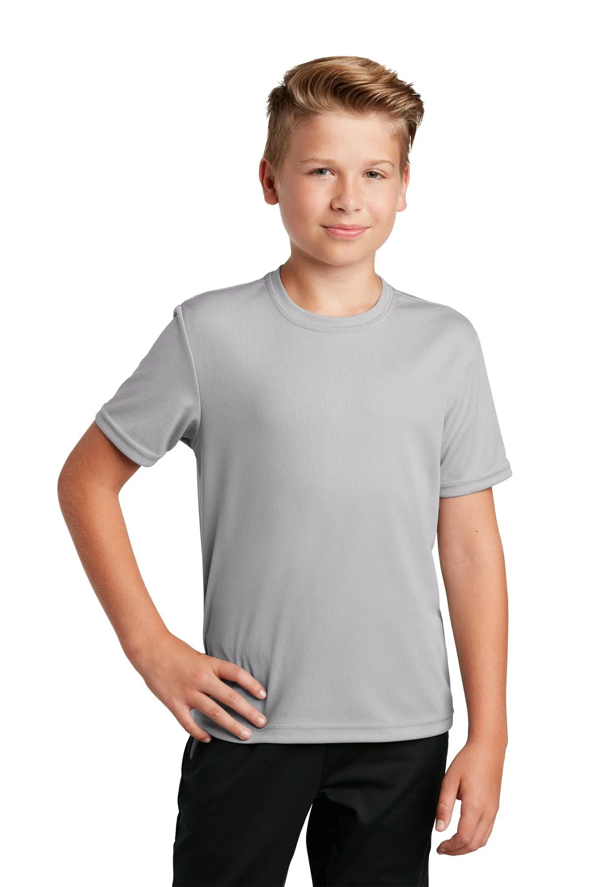 Sport-Tek YST340: Youth PosiCharge RacerMesh Tee