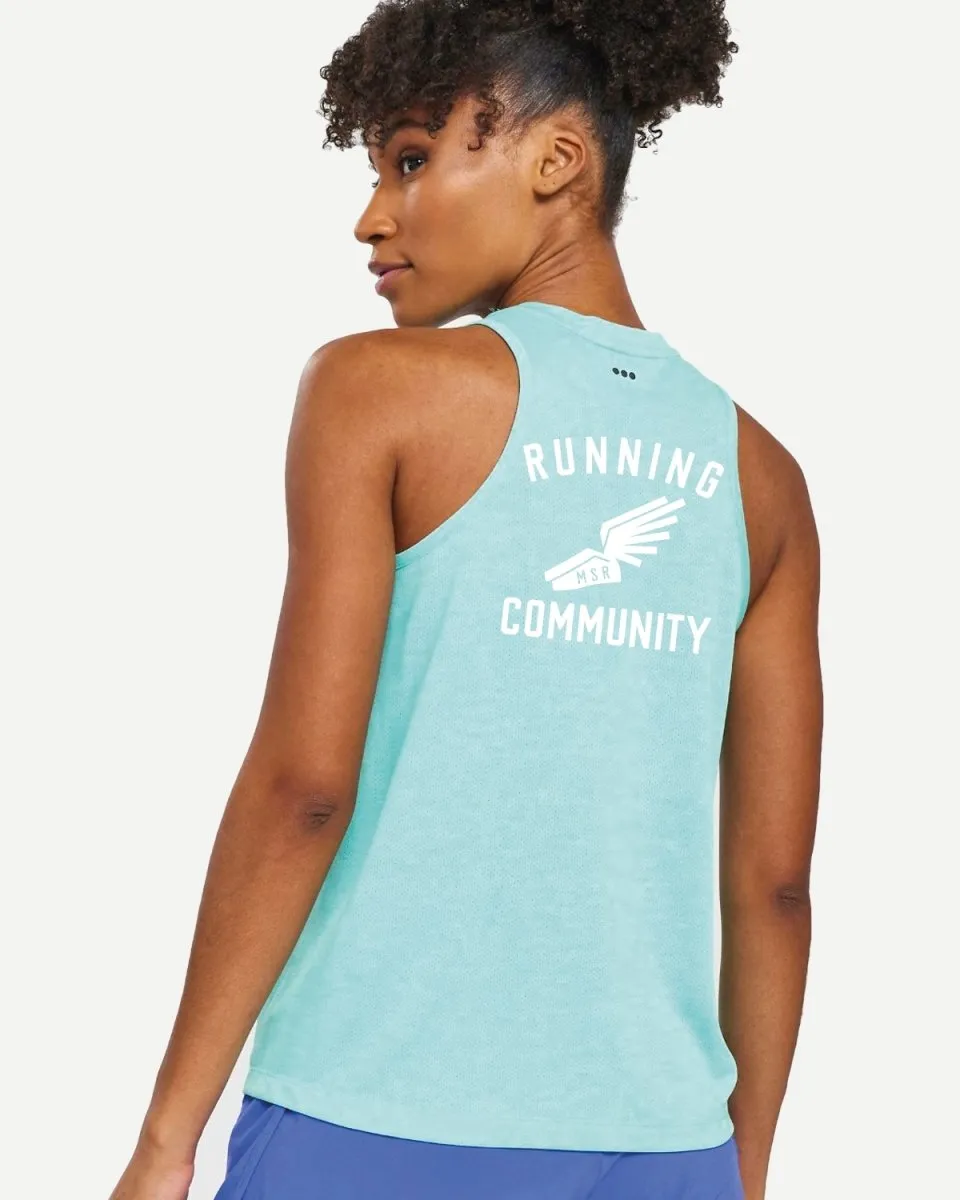 Stopwatch Singlet Women - Cool Mint Heat