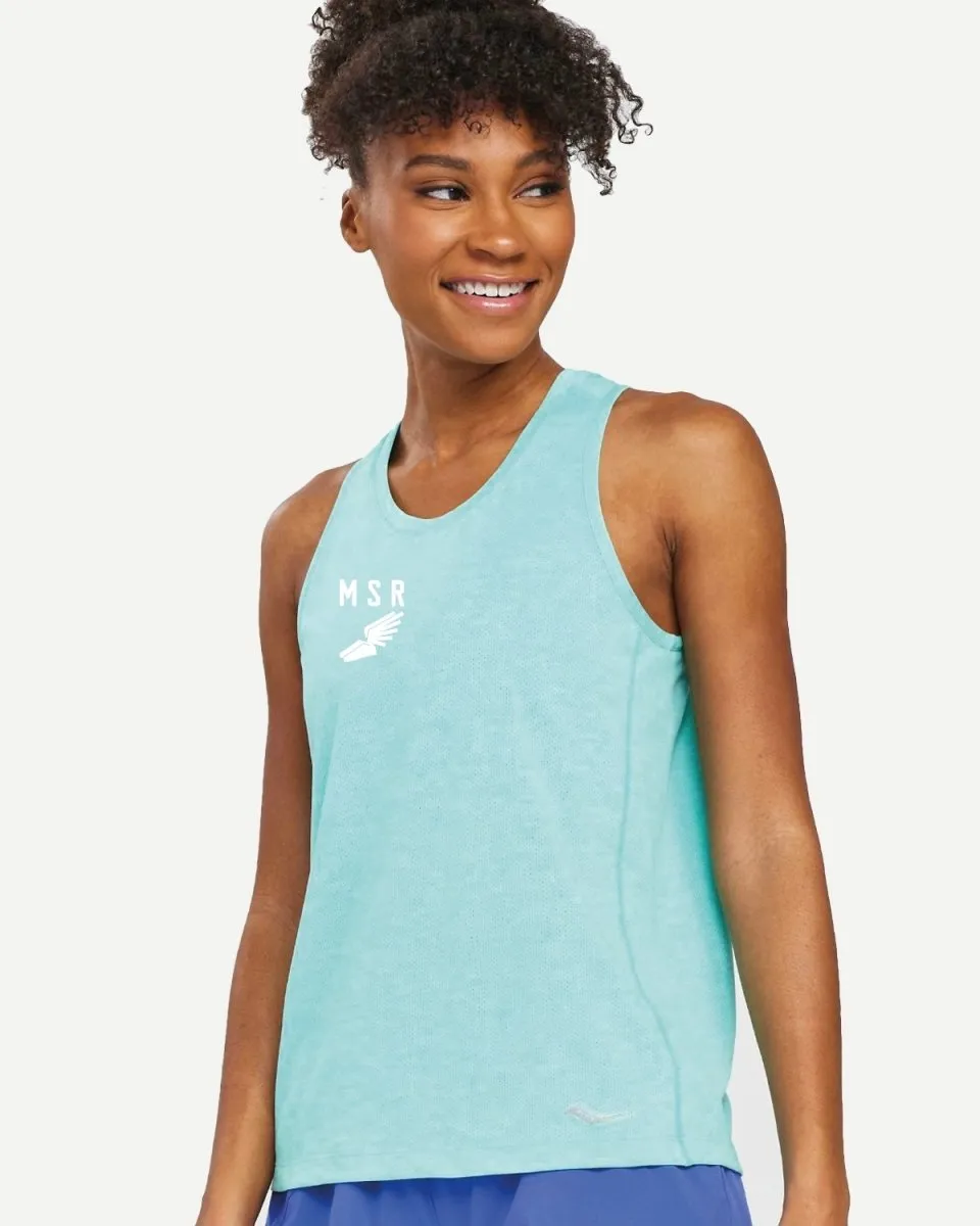 Stopwatch Singlet Women - Cool Mint Heat