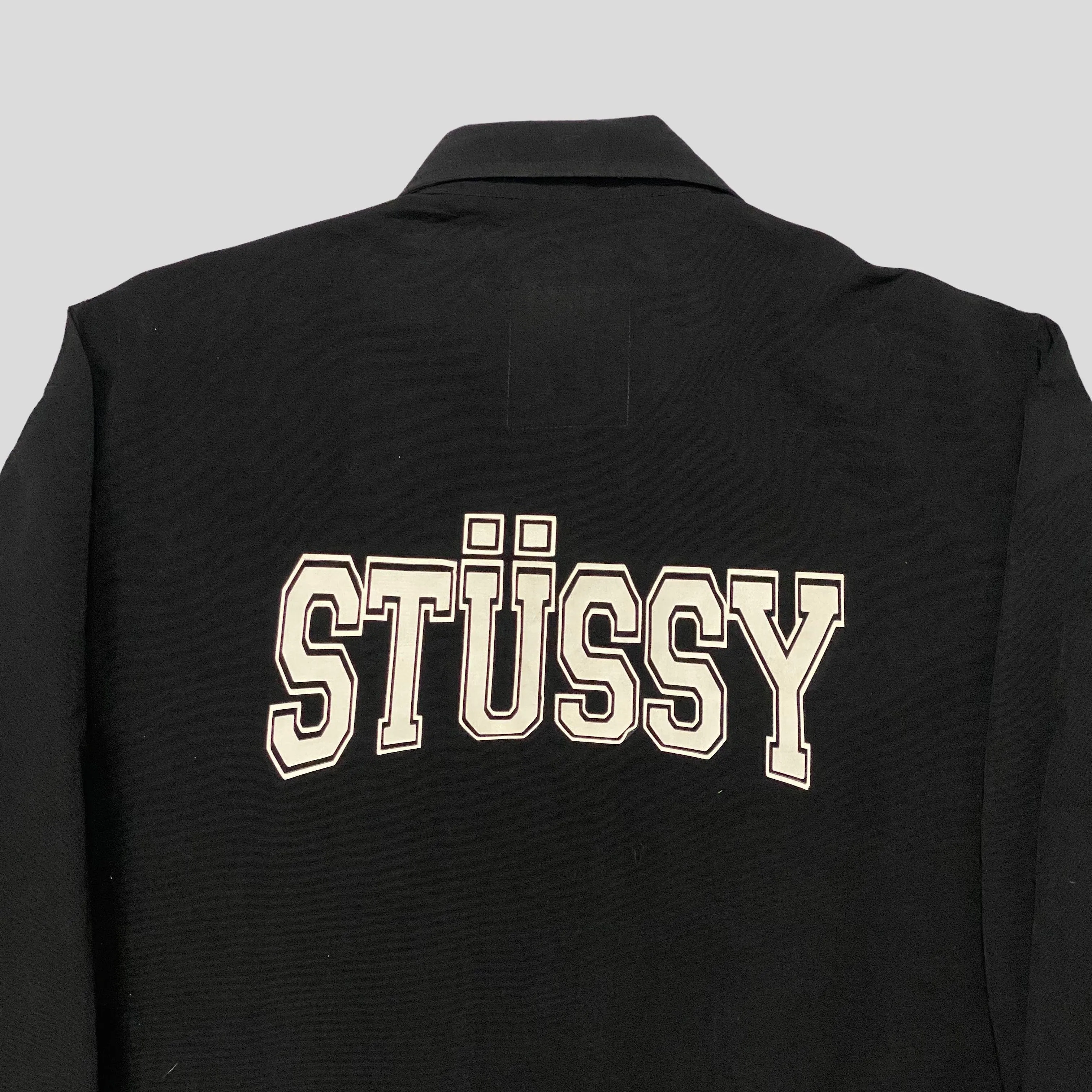 Stussy 1990’s Burly Threads Nylon Harrington Jacket - M (XL)