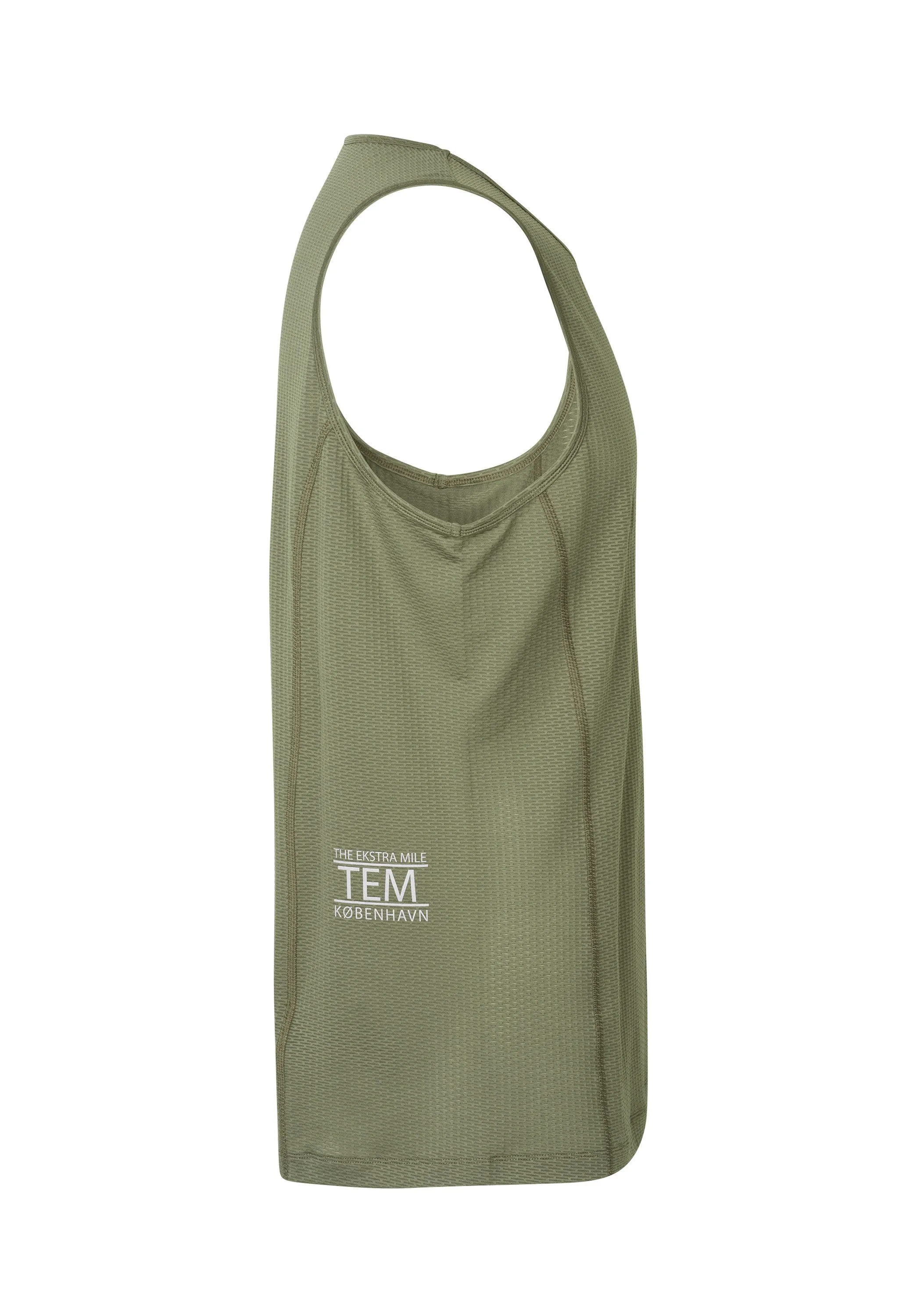 The Running Singlet - Deep Lichen Green | Fe226 - Left in S, L and XL