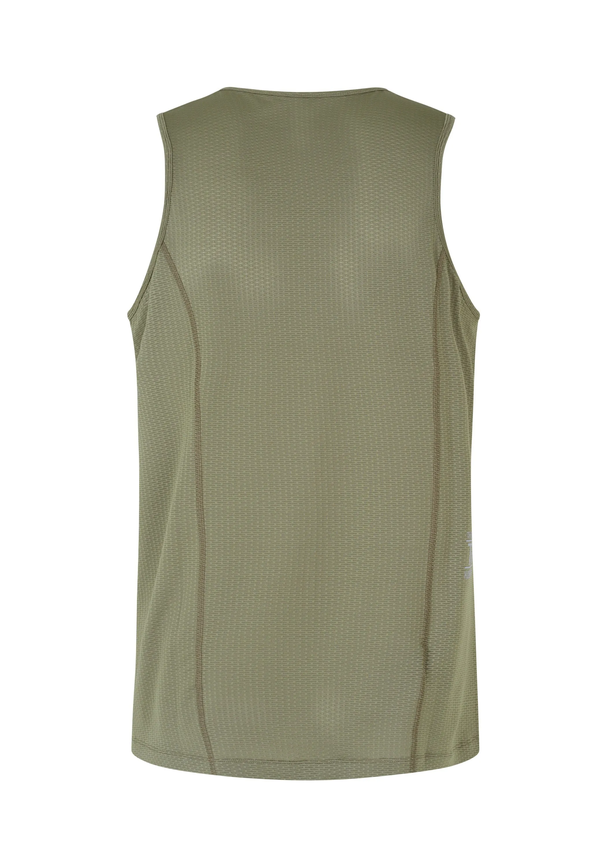 The Running Singlet - Deep Lichen Green | Fe226 - Left in S, L and XL