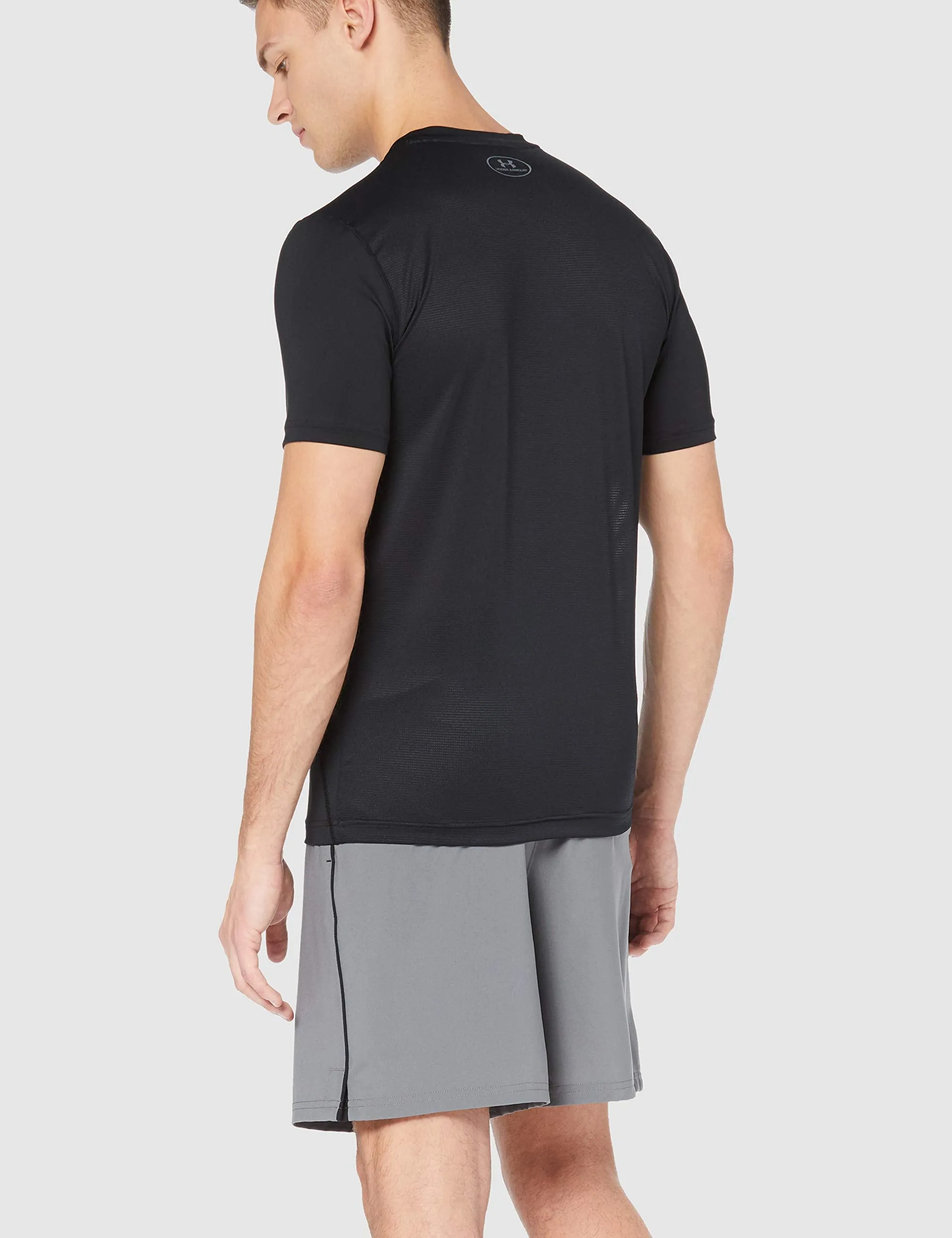 Under Armour Men's Raid Short Sleeve T-Shirt, Black/Graphite