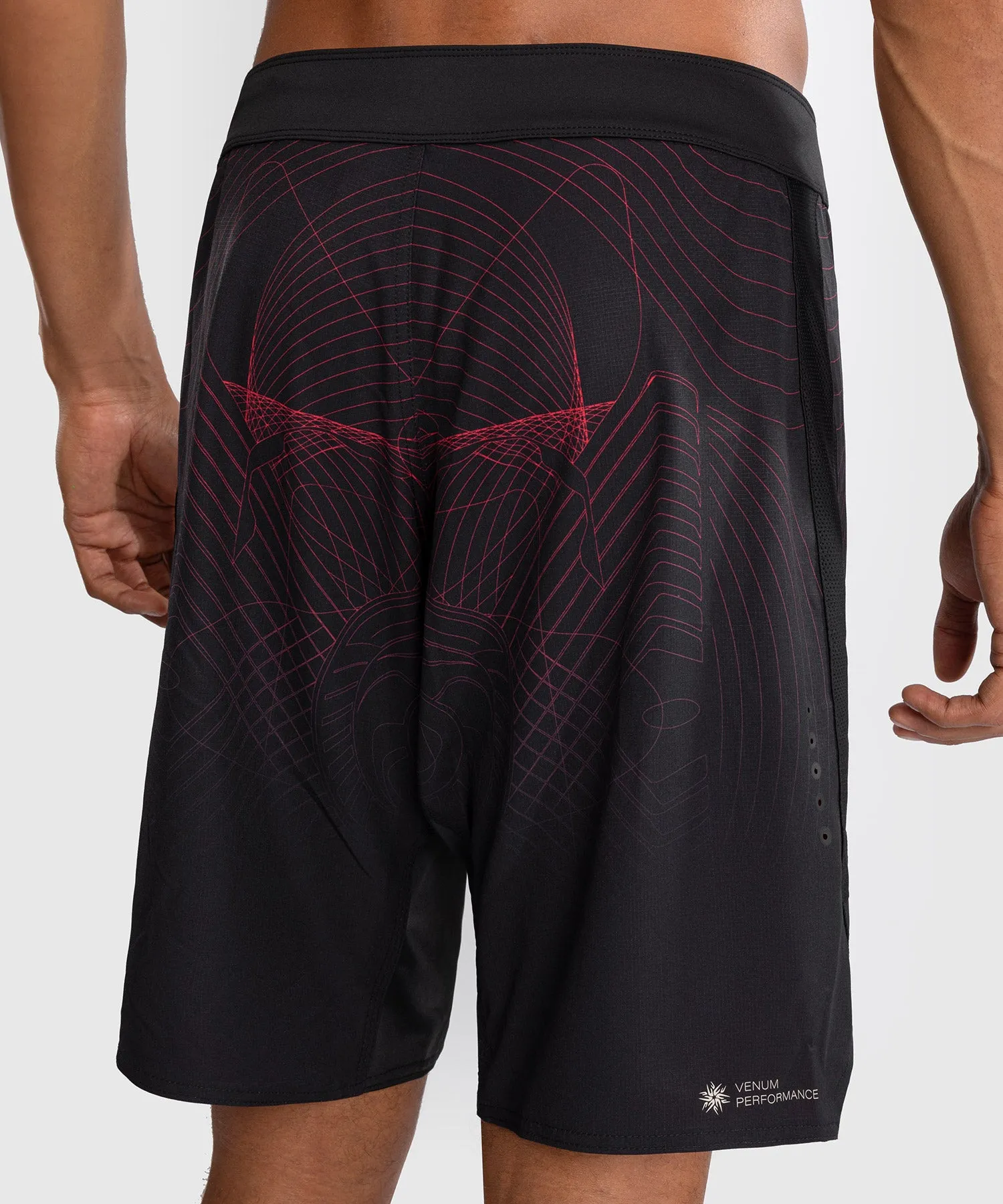 Venum G-Fit Air Men's Fight Shorts - Deep Black/Fire Red