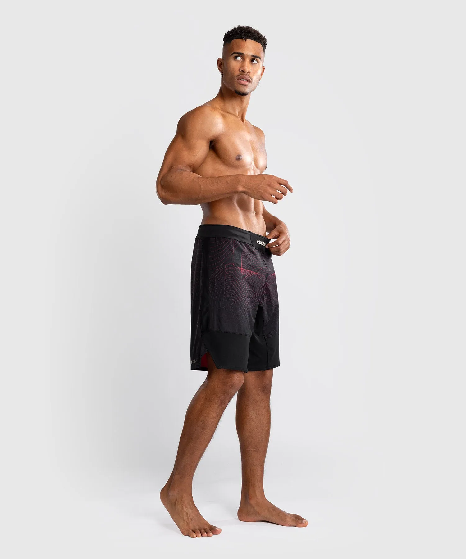 Venum G-Fit Air Men's Fight Shorts - Deep Black/Fire Red