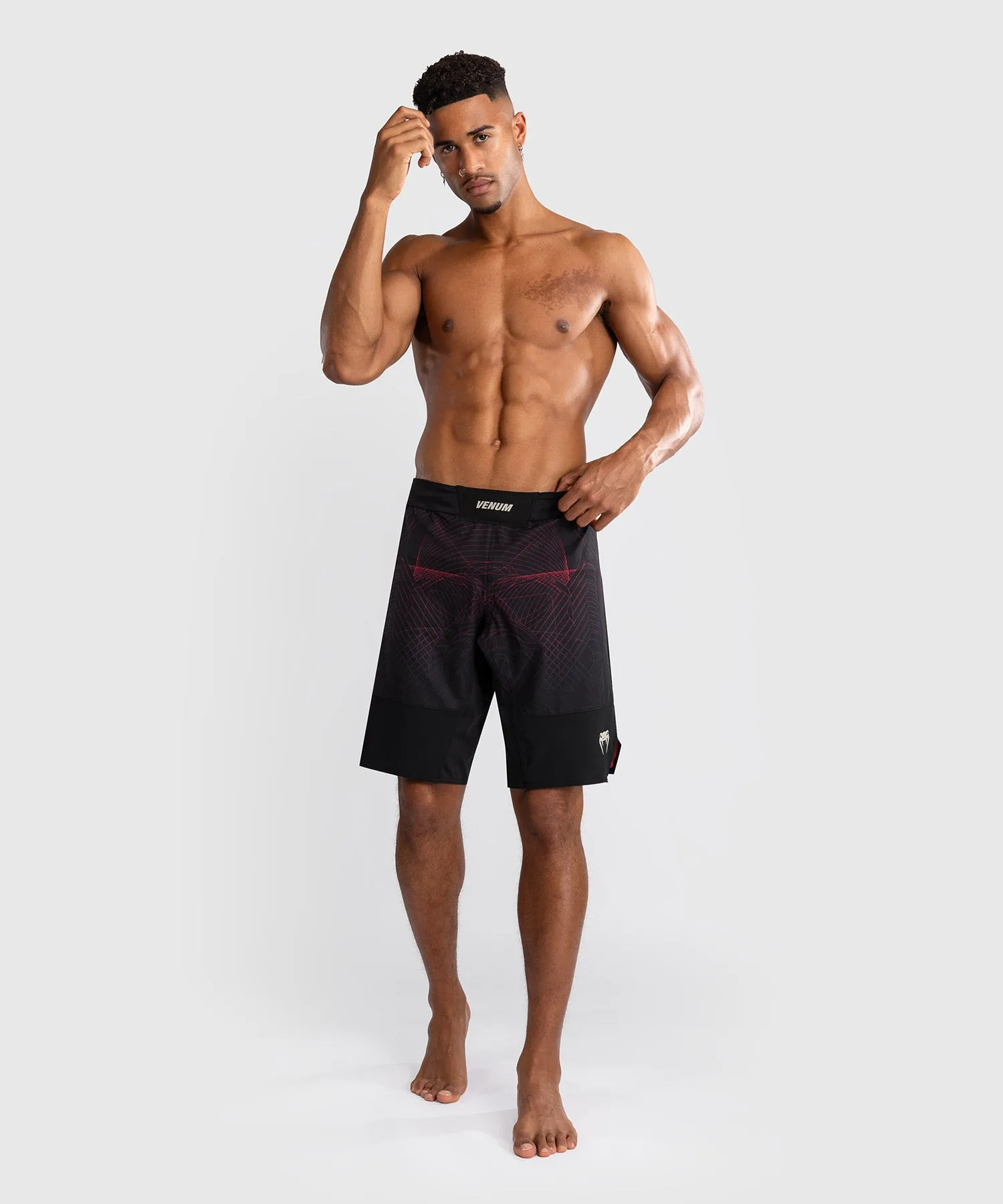 Venum G-Fit Air Men's Fight Shorts - Deep Black/Fire Red