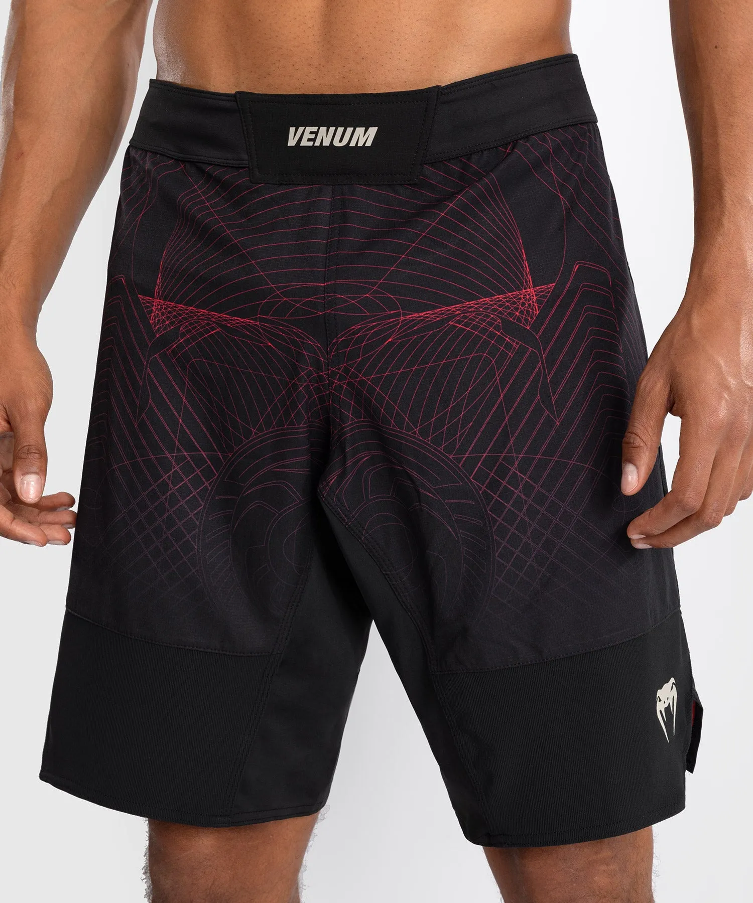 Venum G-Fit Air Men's Fight Shorts - Deep Black/Fire Red