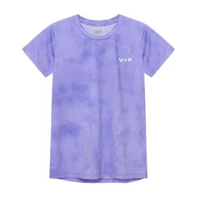 Volt and Fast Women's Bolt Running Jersey Tie Dye V1 Series - Violet