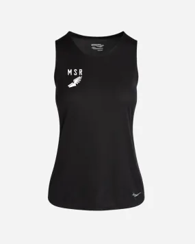 W Stopwatch Singlet - Black