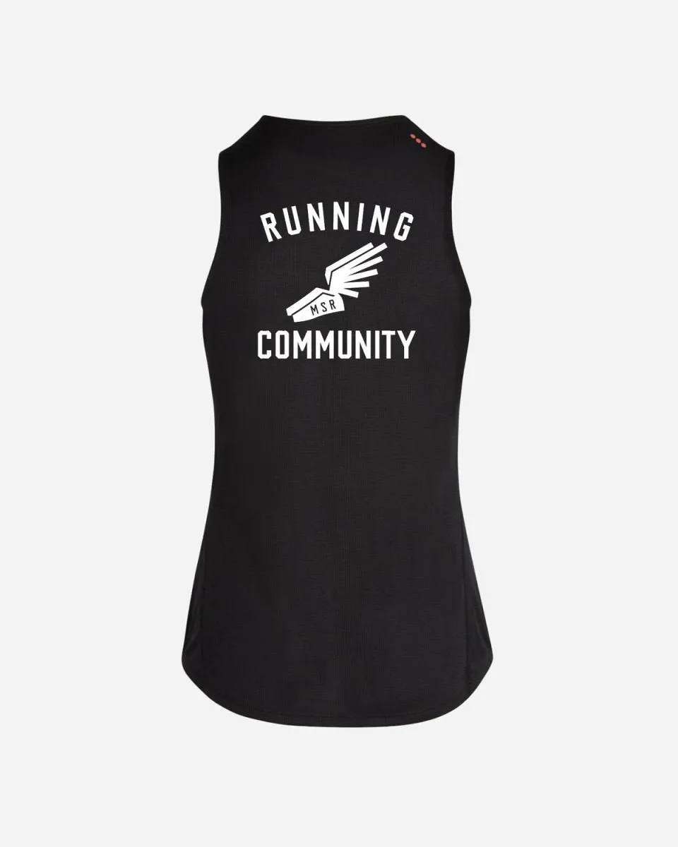 W Stopwatch Singlet - Black