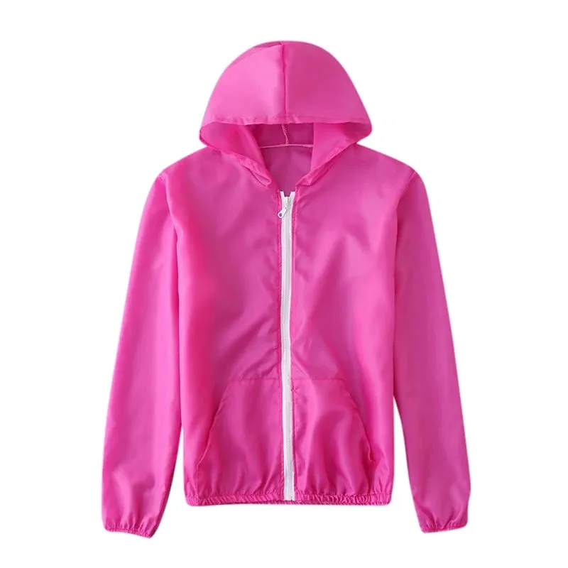 Woman Sun Protection Clothing Female Jackets Summer Ladies Thin Long Sleeve Outdoor Sports Hooded Protect Windbreakers