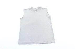 Y2K Nike Embroidered Logo Grey Tank Top