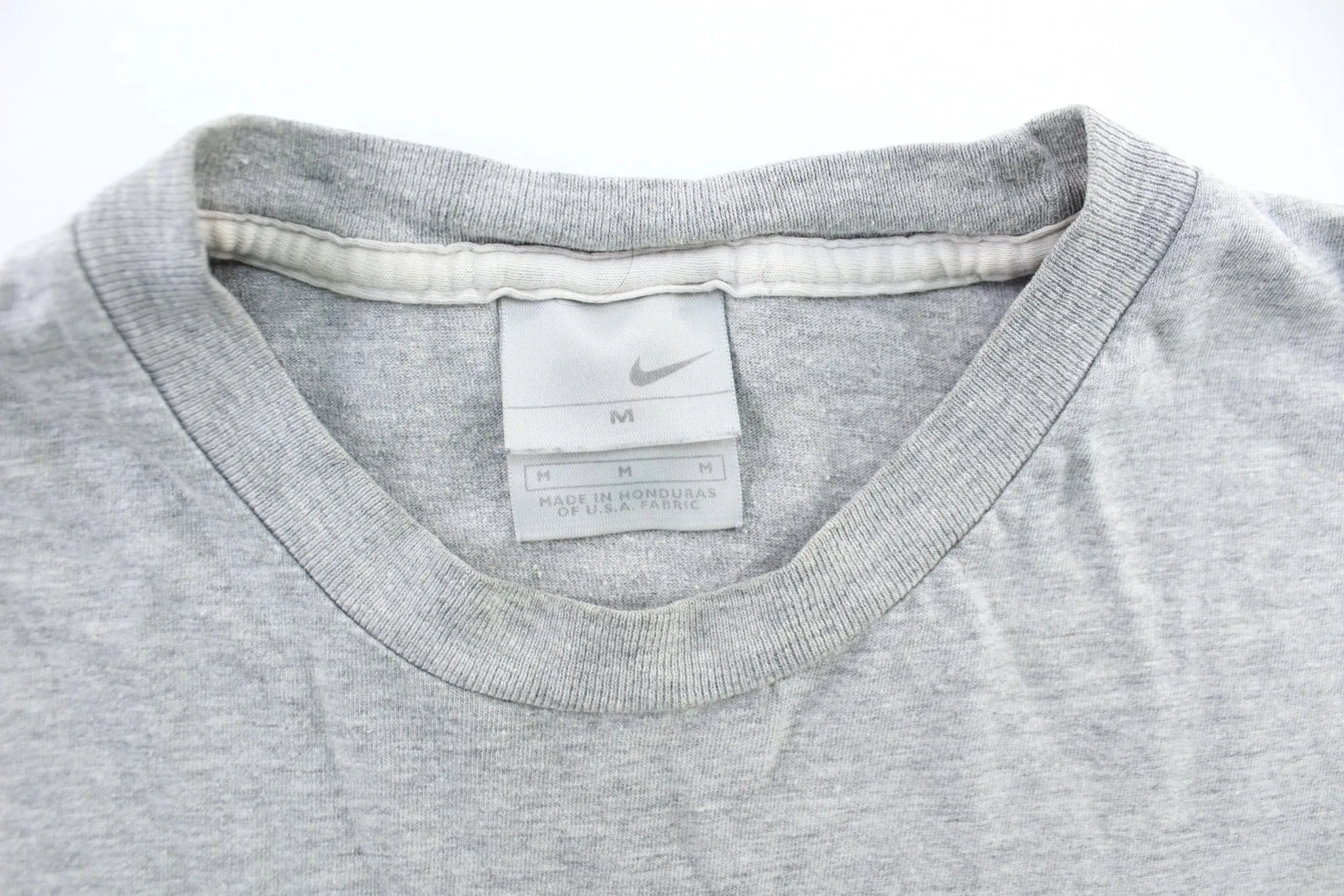 Y2K Nike Embroidered Logo Grey Tank Top