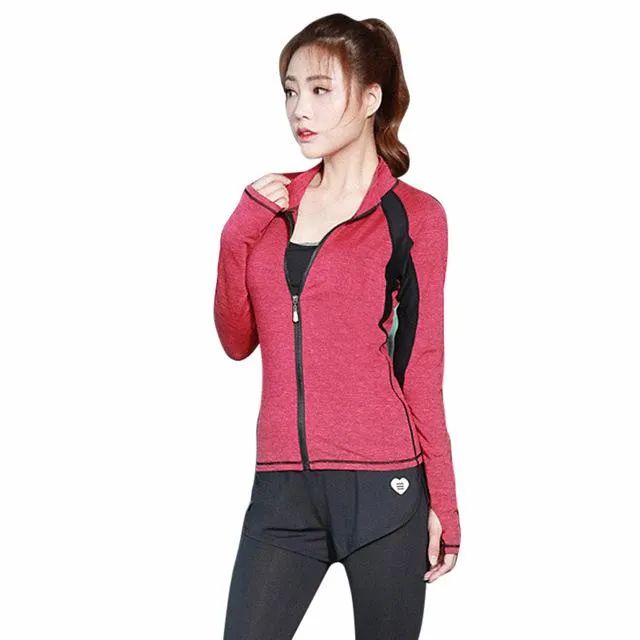 Zip-up Work Out Jacket